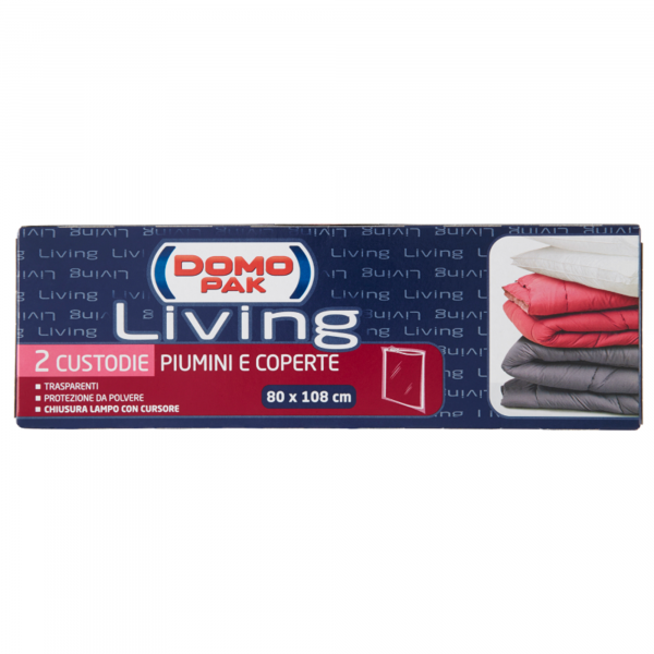 DOMOPAK Domopak Custodia Piumoni e Coperte 80x108 - 2pz - MegaPrezzo