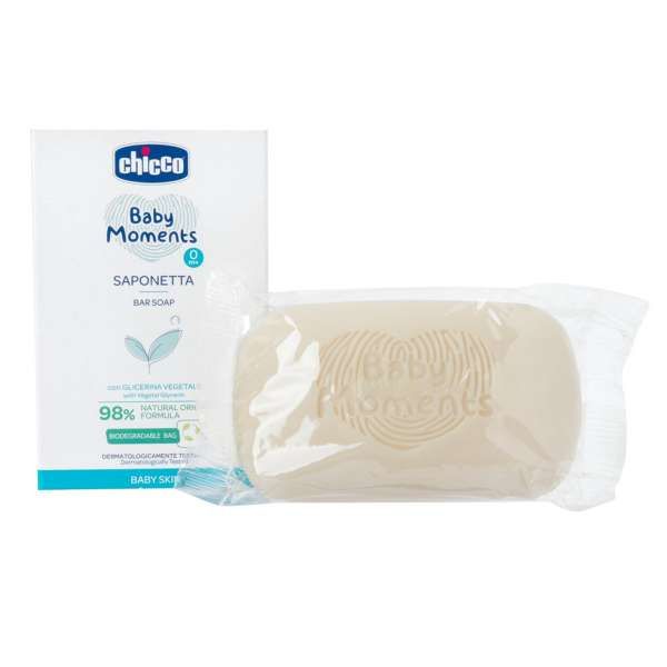 Chicco Baby Moments Sapone Solido per Bambini - 100gr