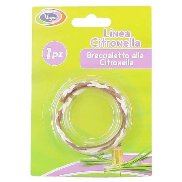 Vapa Braccialetto Intrecciato alla Citronella