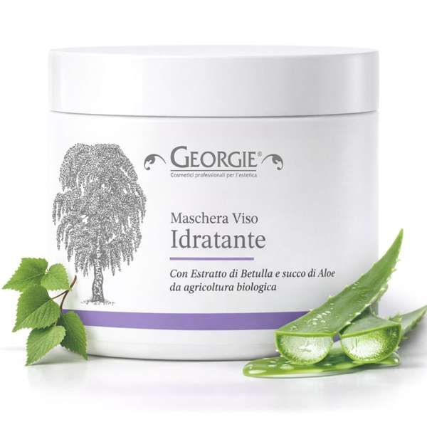 Georgie Maschera Viso in Crema Idratante con Betulla e Aloe - 250ml