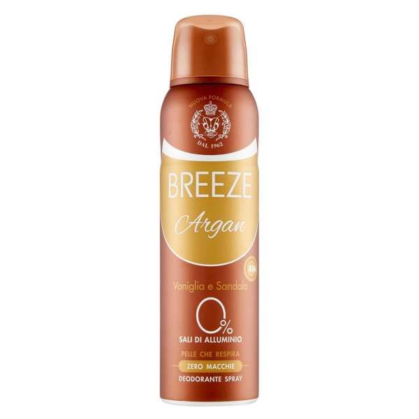 Breeze Deodorante Spray 150ml - Argan