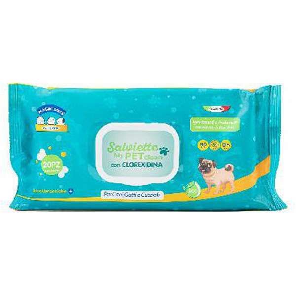 Clendy Salviettine Animali con Clorexidina - 20pz