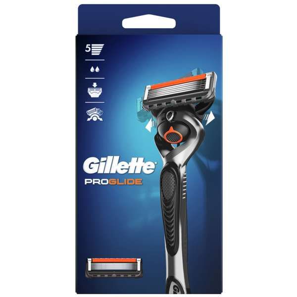 GILLETTE Gillette Rasoio ProGlide Flexball Manual con 2 Ricariche - MegaPrezzo