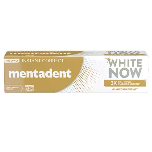 Mentadent Dentifricio White Now Instant Correct - 75ml