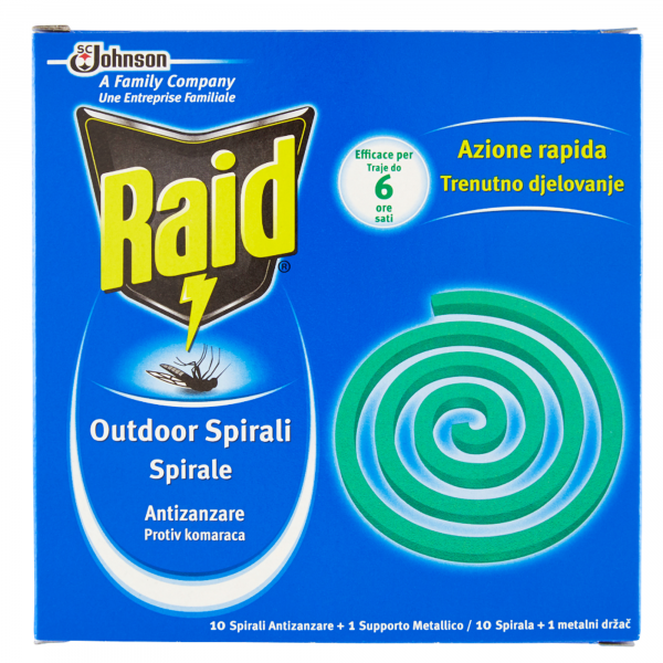 Raid Spirali Antizanzare - 10pz
