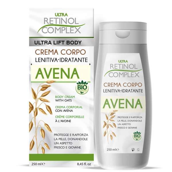 RETINOL COMPLEX Ultra Retinol Complex Crema Corpo Idratante Avena - 250ml - MegaPrezzo