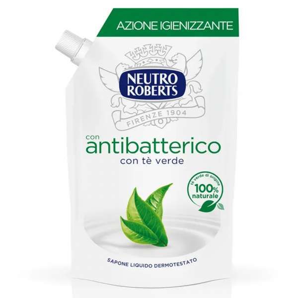 Neutro Roberts Sapone Liquido Antibatterico Ricarica - 400ml