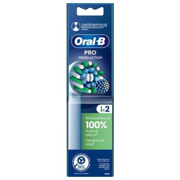 AZ - ORAL B Oral-B Testine di Ricambio Pro Cross Action - 2pz - MegaPrezzo