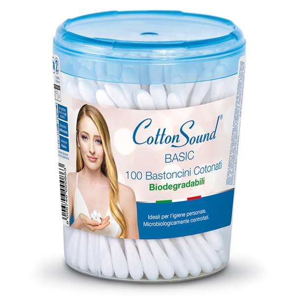 Cotton Sound Bastoncini Cotton Fioc Barattolo - 100pz
