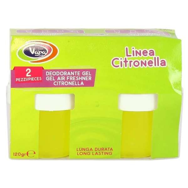 Vapa Deodorante Gel Ovetto alla Citronella 120gr - 2pz