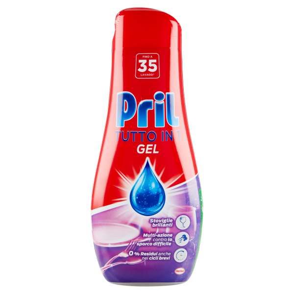 Pril Tutto in 1 Gel Lavastoviglie 630ml - Classico