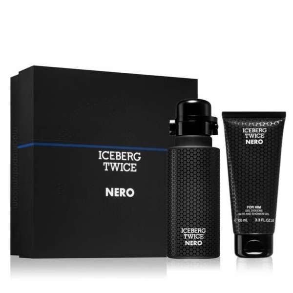 Iceberg Cofanetto Twice Nero con Profumo EDT e Shower Gel