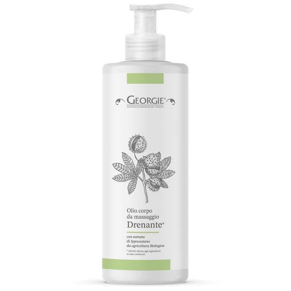 GEORGIE Georgie Olio Massaggio Trattamento Drenante - 500ml - MegaPrezzo