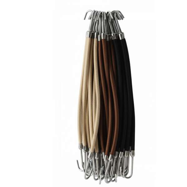 Sibel Elastici per Capelli con Doppio Gancio 12pz - Misto