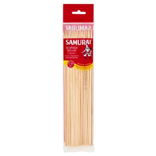 Samurai Spiedini in Bambù 50pz - 25cm