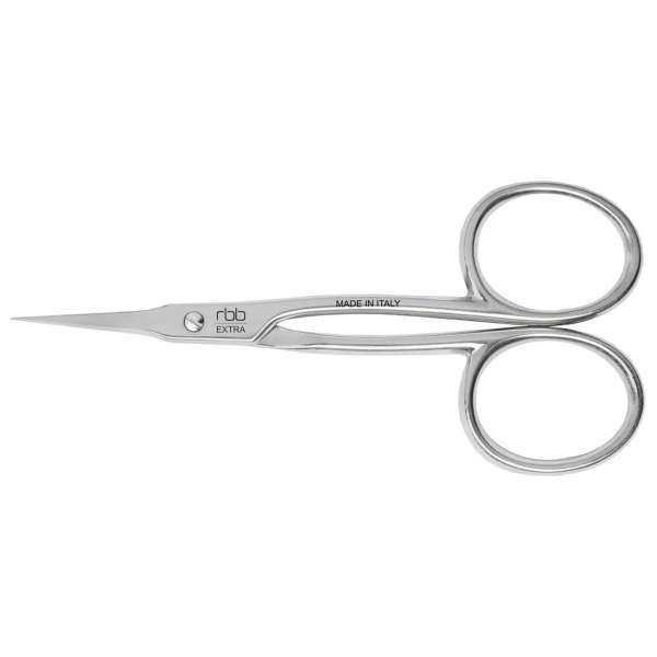 RBB Professional Forbicina Pelle Curva Lancia Francese Acciaio Inox - 3.5