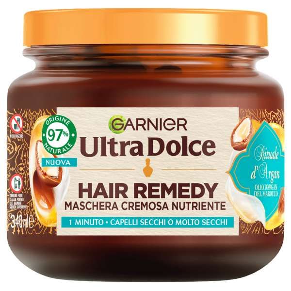 GARNIER Garnier Ultra Dolce Maschera Hair Remedy Argan - 340ml - MegaPrezzo