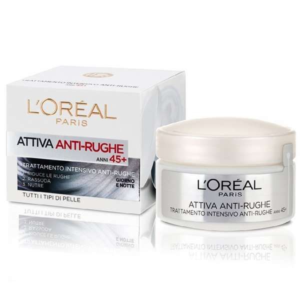 LOREAL PARIS Loreal Paris Attiva Crema Intensiva Antirughe - 50ml - MegaPrezzo