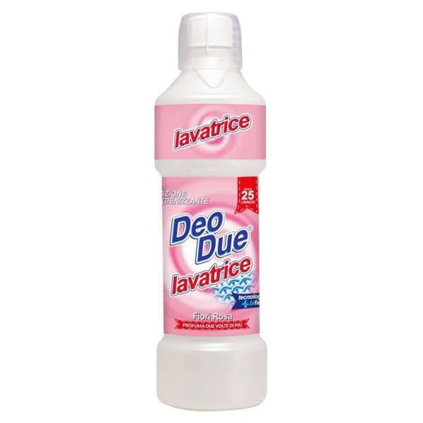 Deo Due Detersivo Liquido Lavatrice 1000ml - Fiori Rosa