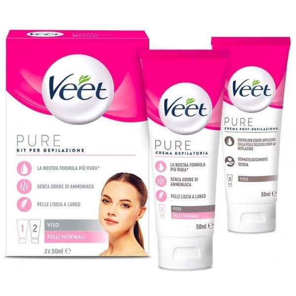 Veet Kit Completo Depilazione Viso Pelle Normale