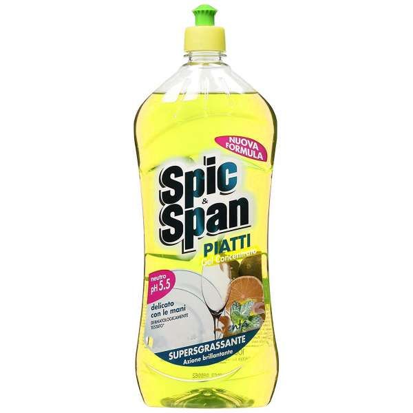 Spic e Span Detersivo Piatti 1000ml - Lime e Menta