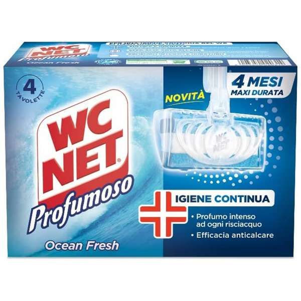 WC Net Tavoletta Igienizzante 4pz - Ocean
