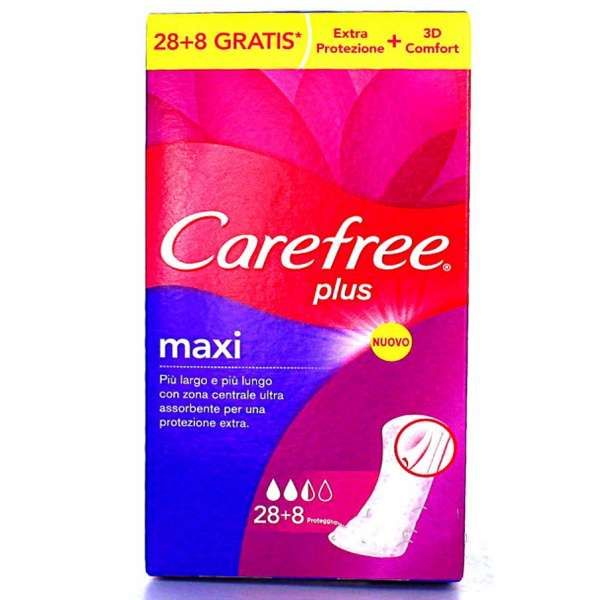 Carefree Assorbenti Plus Maxy - 36pz
