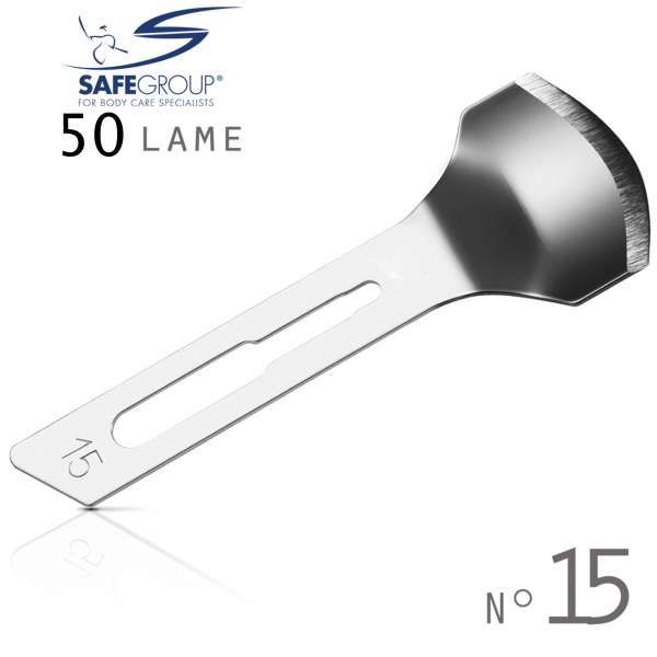 Safe Lame Sgorbie Sterili 50pz - n.15