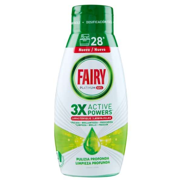Fairy Gel Lavastoviglie Platinum Pulizia Profonda 504ml - Limone