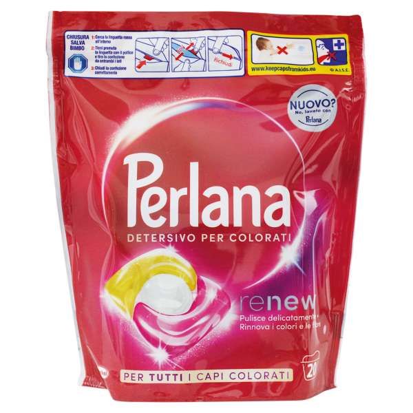 Perlana Detersivo in Caps 20pz - Capi Colorati