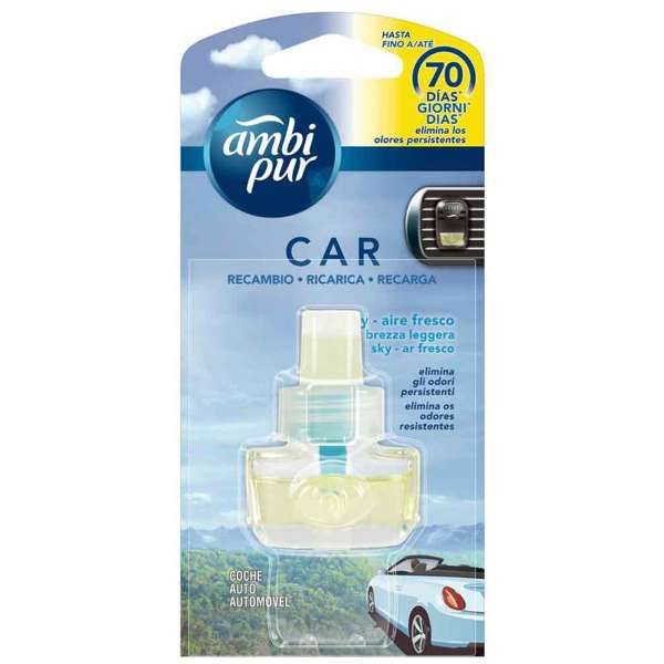 Ambi Pur Deodorante Car Ricarica 7ml - Sky Brezza Leggera