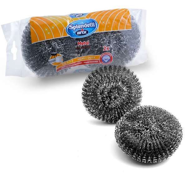 Arix Spugna in Acciaio Zincato - 2pz