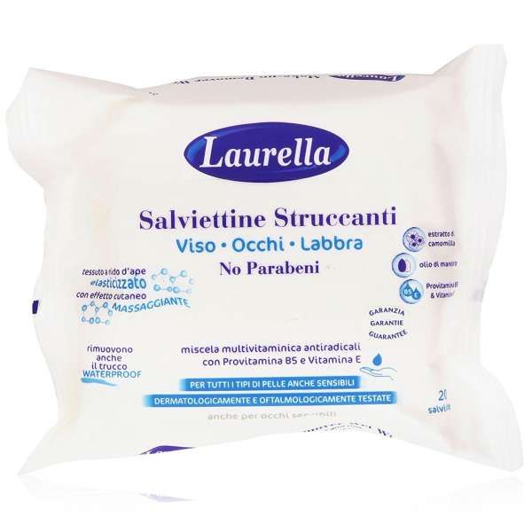 Laurella Salviettine Struccanti - 20pz