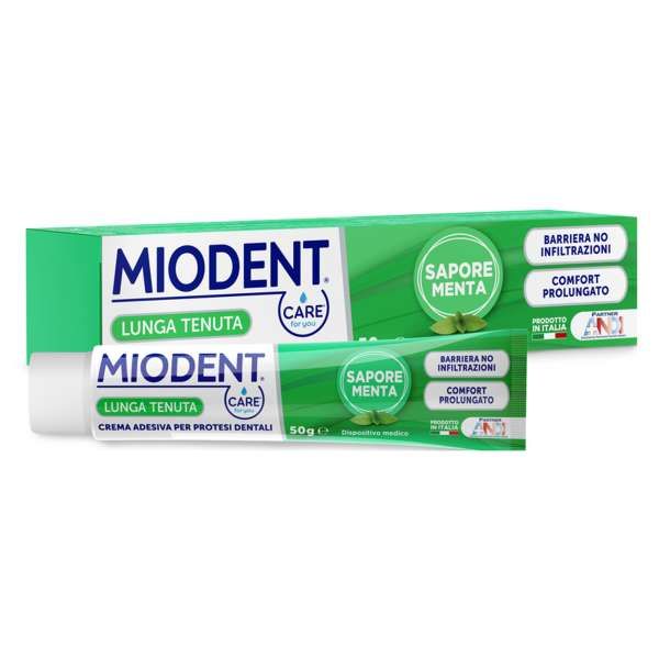 Miodent Crema Adesiva per Dentiera 50gr - Menta
