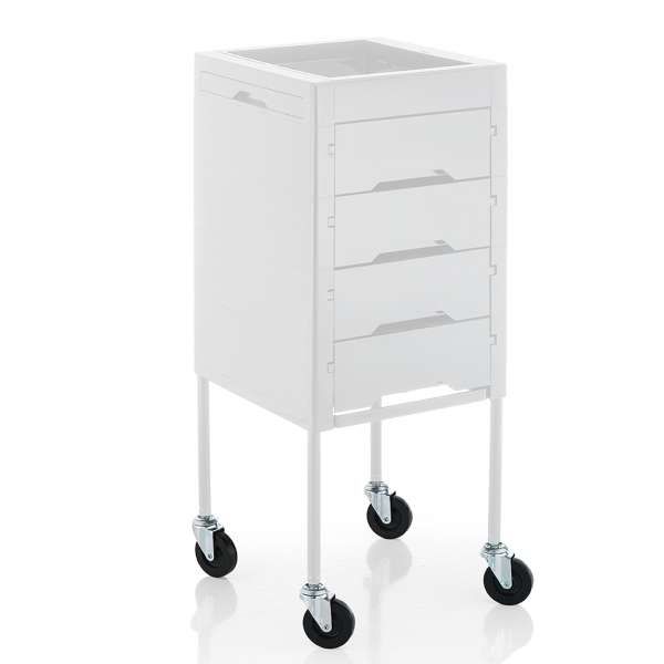 Carrello Professionale per Parrucchiere - Slide White