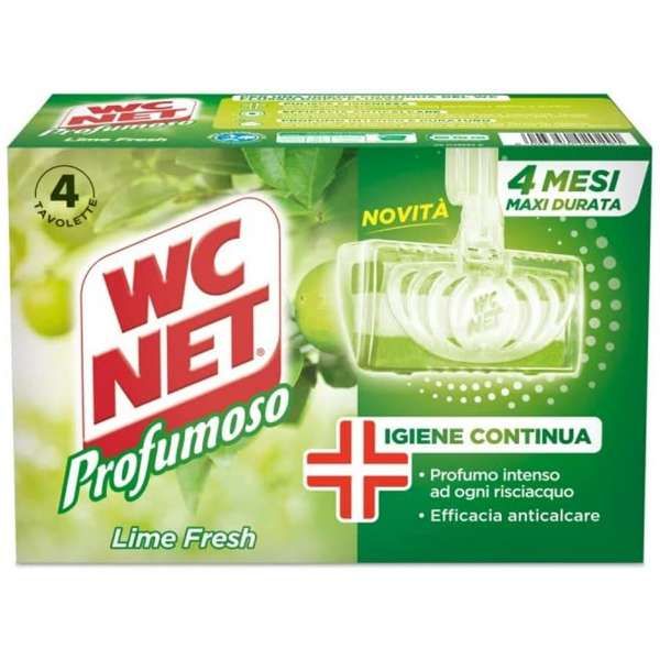 WC Net Tavoletta Igienizzante 4pz - Lime