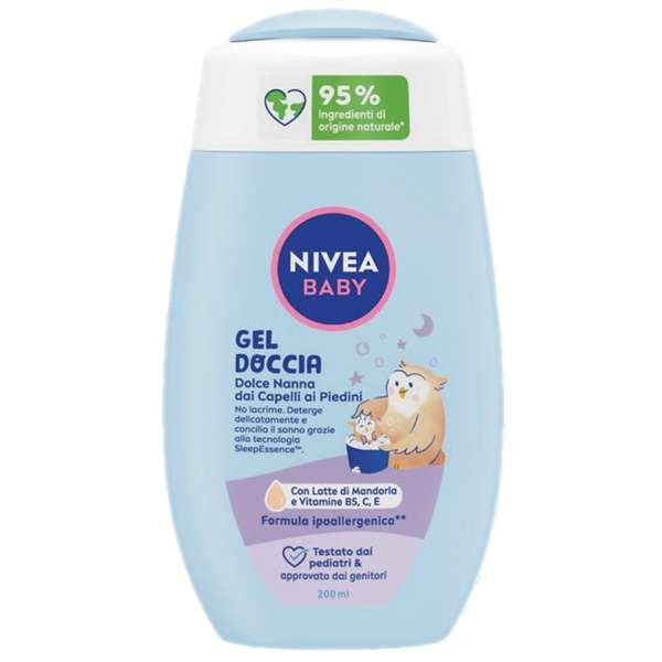 NIVEA Nivea Baby Gel Doccia Dolce Nanna - 200ml - MegaPrezzo