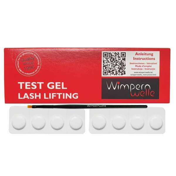 Wimpernwelle Test Gel Lash Lifting Laminazione Ciglia