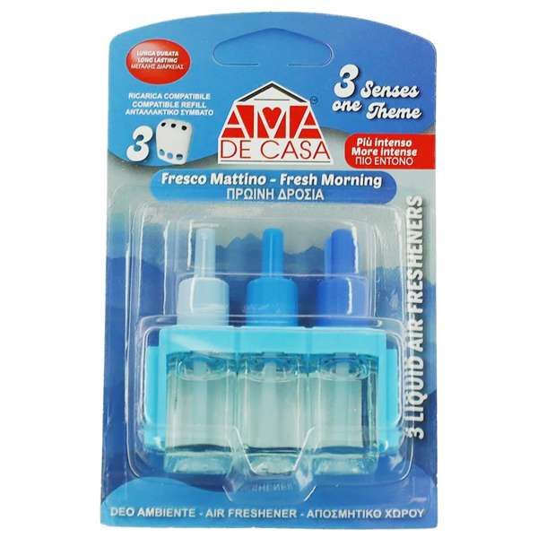 Ama de Casa Deodorante Ambiente 3Volution Ricarica - Fresco Mattino