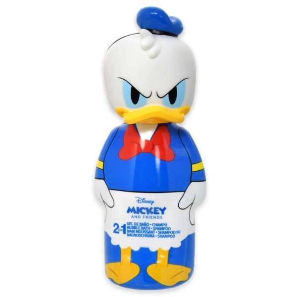 KIDSOAP Paperino Shower Gel 2in1 con Ventosa per Bambini - 300ml - MegaPrezzo