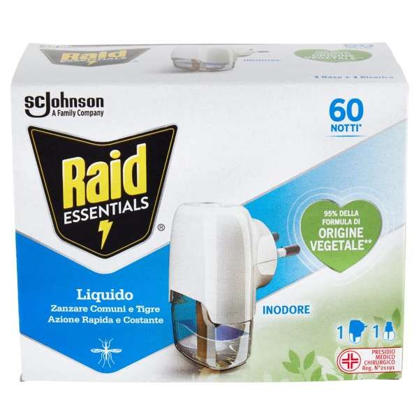 RAID Raid Essentials Liquido con Ricarica e Base - MegaPrezzo