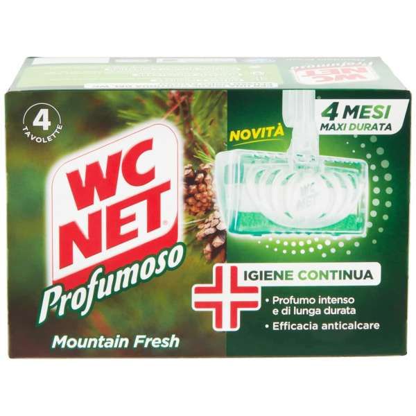 WC Net Tavoletta Igienizzante 4pz - Mountain