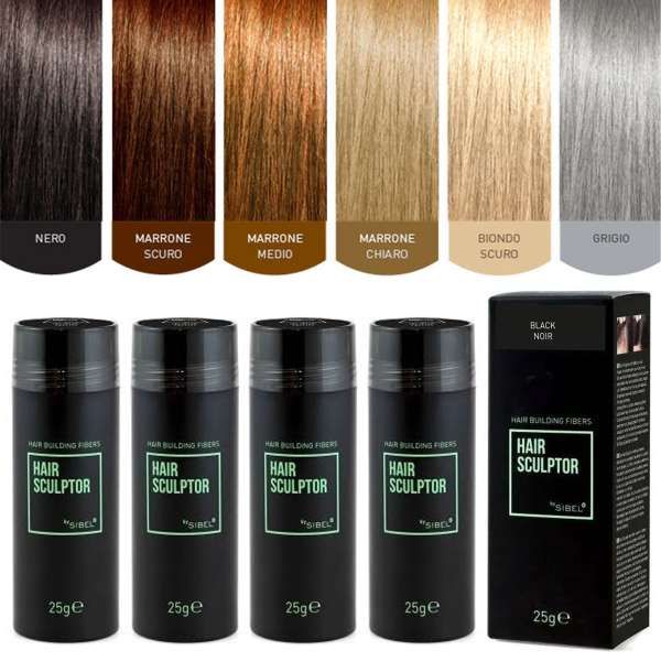 SIBEL Sibel Hair Sculptor Building Fibre per Capelli - 25gr - MegaPrezzo