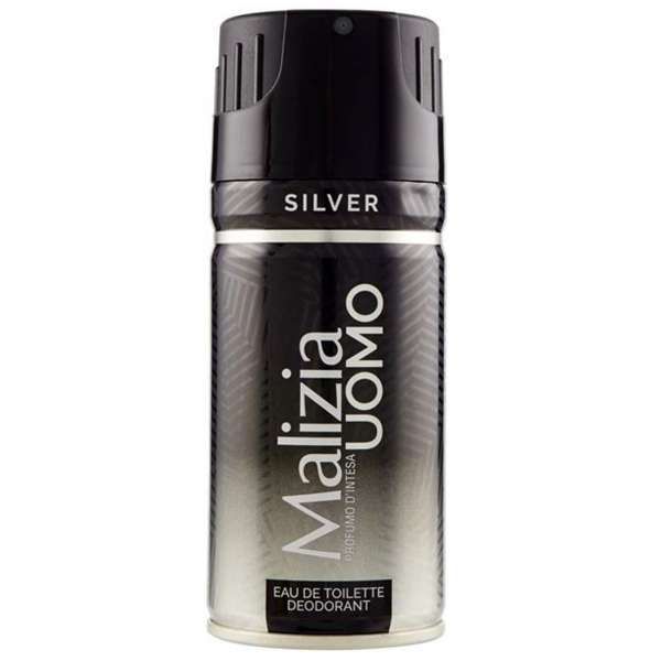 MALIZIA Malizia Deodorante Uomo Silver - 150ml - MegaPrezzo