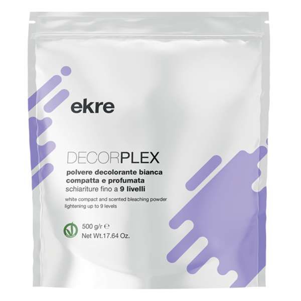 Ekre Decor Plex Decolorante in Polvere Bianco Compatto 9 Toni - 500gr