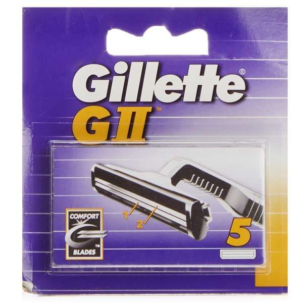 Gillette GII Bilama 5 Lame Ricambio