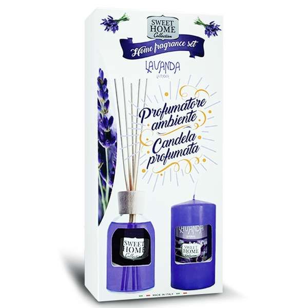 Sweet Home Kit Diffusore e Candela - Lavanda