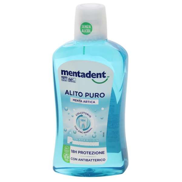 MENTADENT Mentadent Collutorio 500ml - Alito Puro - MegaPrezzo