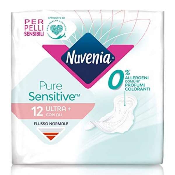 Nuvenia Assorbenti PureSensitive Ultra con Ali - 12pz