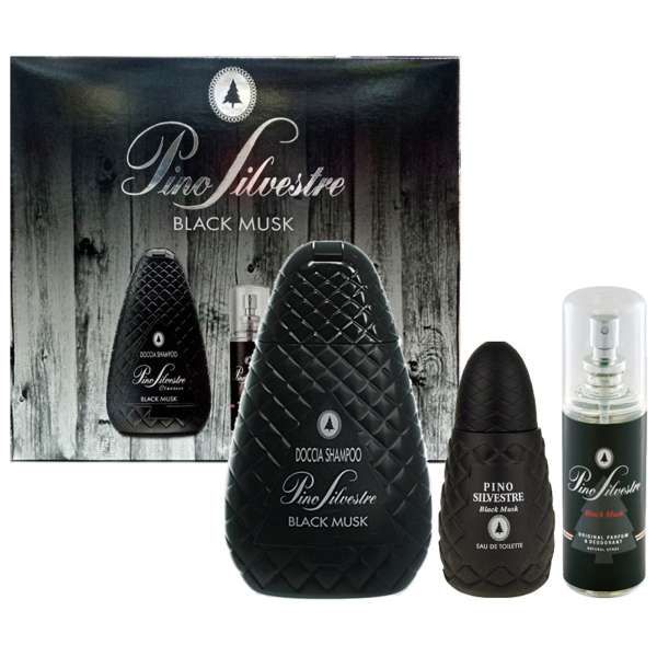 Pino Silvestre Black Musk Cofanetto Profumo Deodorante e ShowerGel